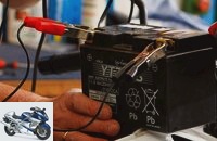 Battery chargers motorcycle test