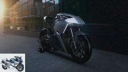 Electric motorcycle prototype Ethec 2018