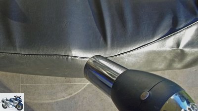 Screwdriver tips for motorcycle seats